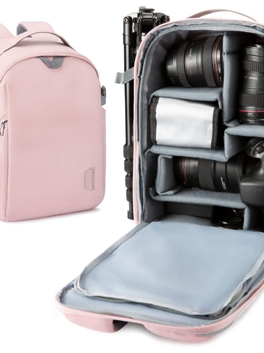 Camera Bag, Camera Backpack, DSLR SLR Camera Case Fits 13.3 Inch Laptop, Waterpr